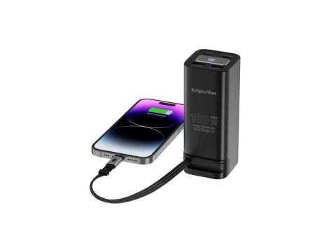 PowerBank KrugeriMatz 20000 mAh Li-ion 100W z funkcją QC oraz PD