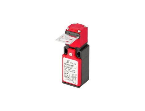 Wyłącznik krańcowy 1R 1Z wolnoprzełączający z kluczem płaskim szerokim nr 6, przestawna o 90 PSP1K16PX11 A37-2302