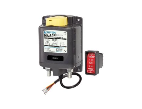 Blue Sea Systems Solenoid ML 500A 12V ACR With Manual Control