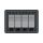 Panel wodoodporny Blue Sea Contura 12V DC, 4-pozycyjny