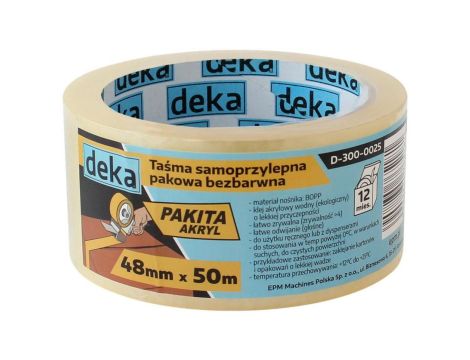 Taśma pakowa bezbarwna 48mm*50m