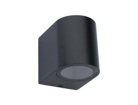 Kinkiet Ogrodowy Elewacyjny Lampa Zewnętrzna GU10 Czarna