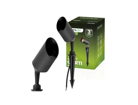 Lampa Ogrodowa Zewnętrzna LED GU10 Reflektor Wbijana IP65 GARTI Przewód LUMILED