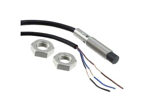 Czujnik: indukcyjny OUT: PNP / NO 04mm 1030VDC M8 E2B-S08KN04-WP-B1 5M