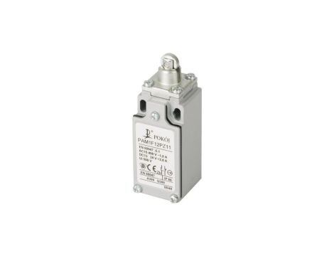 Wyłącznik krańcowy 3R wolnoprzełączający popychacz stalowy z rolką stalową Ø10,5 PAM1F12PW03 A37-4668