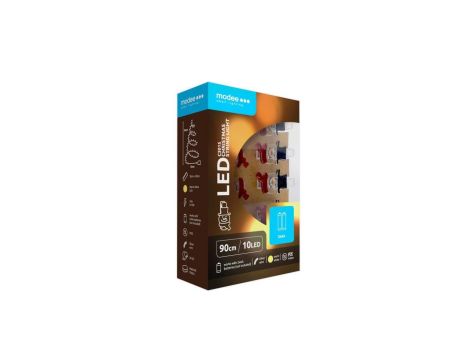 Lampki bałwanki BAT modee 0,9m WARM 10LED ML-C3015