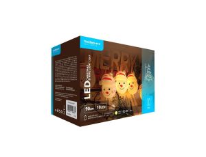 Lampki bałwanki BAT modee 0,9m WARM 10LED ML-C3027