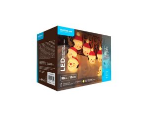 Lampki bałwanki BAT modee 0,9m WARM 10LED ML-C3026