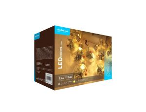 Lampki dekor. bombki modee 2,7m WARM 10LED ML-C2022