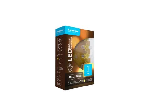 Lampki gwiazd. BAT modee 0,9m WARM 10LED ML-C3016