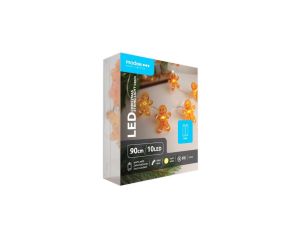 Lampki pierniki BAT modee 0,9m WARM 10LED ML-C3024
