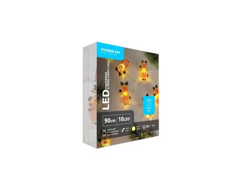 Lampki renifery BAT modee 0,9m WARM 10LED ML-C3023