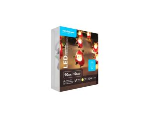 Lampki mikołaje BAT modee 0,9m WARM 10LED ML-C3021