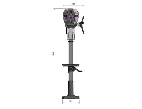 OPTIMUM - Wiertarka OPTIdrill DP33V / 400V/3Ph/50Hz