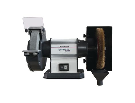 OPTIMUM - OPTIgrind GU20B Szlifierka kombinowana 200 mm ze szczotką / 230V