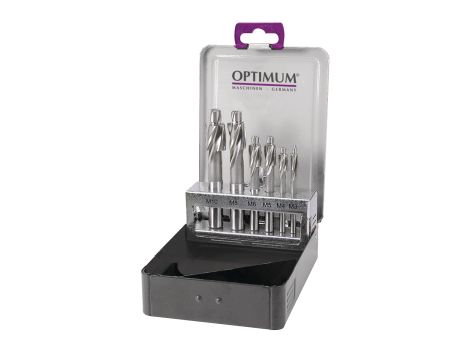 OPTIMUM - Zestaw pogłębiaczy płaskich 6 szt. HSS w pudełku OPTIMUM