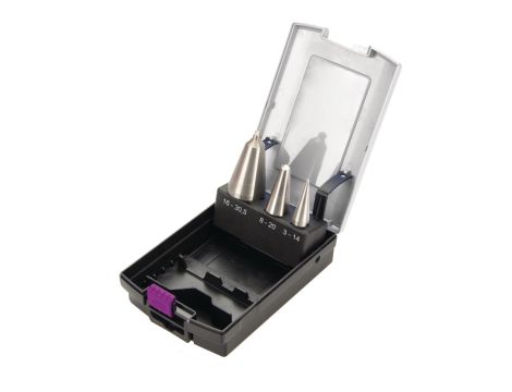 OPTIMUM - Zestaw wierteł do zdzierania blachy 3 szt. 3-30,5 mm HSS