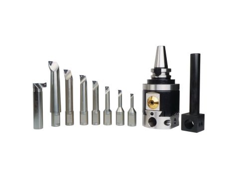 OPTIMUM - Zestaw wierteł i wytłaczaków ISO40