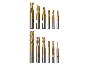 OPTIMUM - Zestaw frezujący 12 szt. w pudełku ALU