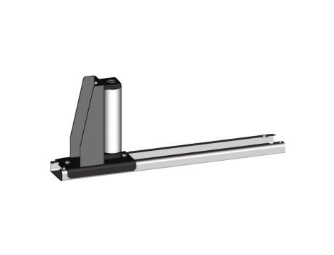 METALLKRAFT - Ruchoma boczna rolka prowadząca