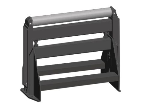 METALLKRAFT - Kozioł rolkowy, regulowana wysokość, szerokość 620 mm, maks. obciążenie 700 kg