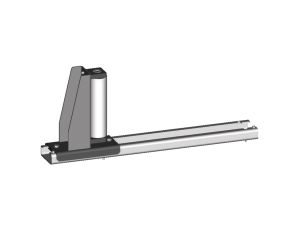 METALLKRAFT - Ruchoma boczna rolka prowadząca do przenośników rolkowych