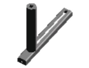 METALLKRAFT - Boczny wałek prowadzący 200mm ruchomy / rolkowy 240, 290