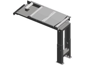 METALLKRAFT - Łączący podajnik rolkowy 390 mm strona odbierająca 60 °