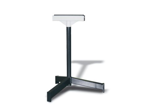 METALLKRAFT - Kozioł na rolkach z regulacją wysokości, szerokość 390 mm, udźwig 200 kg