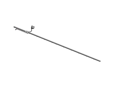 METALLKRAFT - 4m ogranicznik z cyfrowym wskaźnikiem pomiarowym