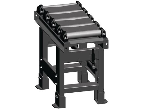 METALLKRAFT - Łączący podajnik rolkowy 1000x350mm odbierający z blachami osłonowymi