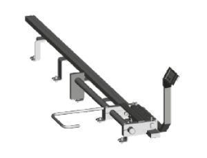 METALLKRAFT - Wózek zatrzymujący dla systemu z podziałem pomiarowym