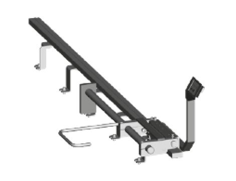 METALLKRAFT - Wózek zatrzymujący dla systemu z podziałem pomiarowym