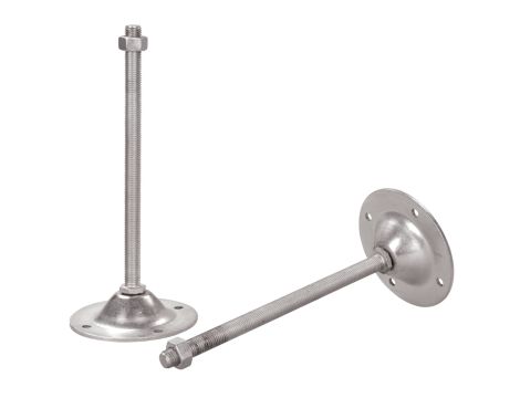 METALLKRAFT - Specjalna wysokość stopy + wrzeciono M16x250mm na stopę przenośnika rolkowego