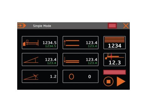 METALLKRAFT - Jednostka sterująca CNC3A, tylna regulacja kąta gięcia dla MSBM 2520-35 PRO / SH