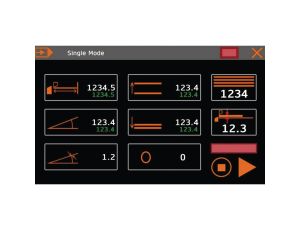 METALLKRAFT - Jednostka sterująca CNC3A, tylna regulacja kąta gięcia dla MSBM 3020-30 PRO / SH