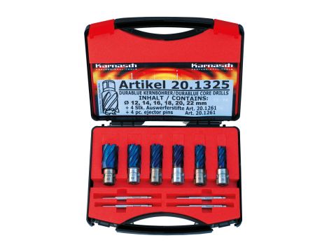 METALLKRAFT - Zestaw wierteł rdzeniowych Blue-Line 30mm O14/16/18/20/22/26mm