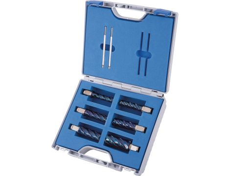 METALLKRAFT - Zestaw wierteł rdzeniowych Blue-Line 55mm O14/16/18/20/22/26mm