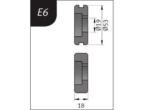 METALLKRAFT - Rolki gnące typu E6 dla SBM 110