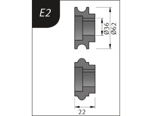 METALLKRAFT - Rolki gnące typu E2 dla SBM 140