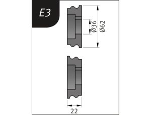METALLKRAFT - Rolki gnące typu E3 dla SBM 140