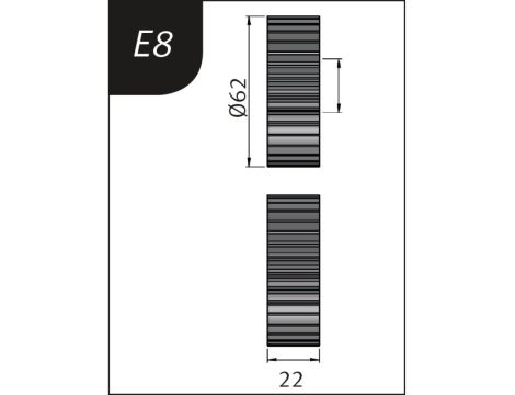 METALLKRAFT - Rolki gnące typu E8 dla SBM 140