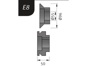 METALLKRAFT - Rolki gnące typu E8 dla SBM 250-25E