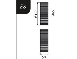 METALLKRAFT - Rolki gnące typu E8 dla SBM 300-40 E