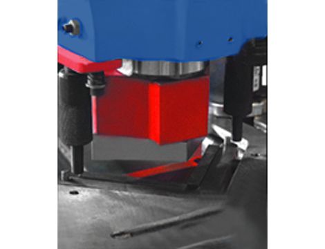 METALLKRAFT - Zestaw noży V 100x100mm do stacji nacinania wraz z uchwytami