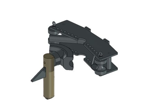 METALLKRAFT - Rama do gięcia i uchwyt do gięcia rur dla HBP 80 + 100