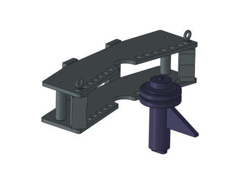 METALLKRAFT - Rama gnąca i uchwyt do gięcia płaskiego materiału dla HBP 30&amp;amp;40