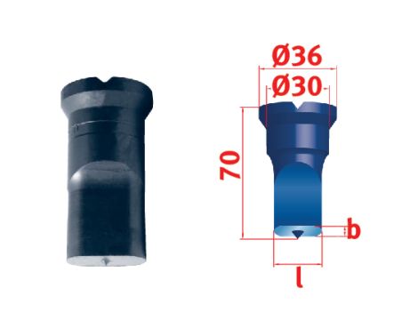 METALLKRAFT - Dziurkacz szczelinowy nr 2O25,5x30,0 Mubea