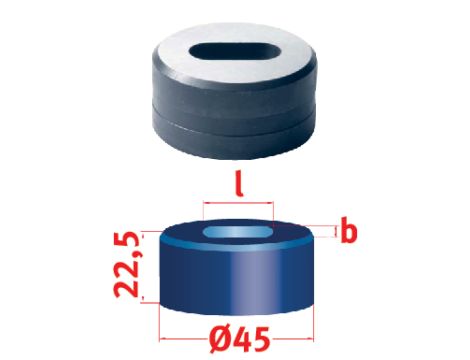 METALLKRAFT - Matryca szczelinowa No.45O13.8x25.3 Mubea