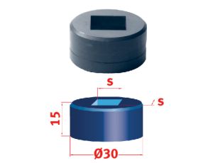 METALLKRAFT - Matryca kwadratowa nr 30 O7,7 mm Mubea
